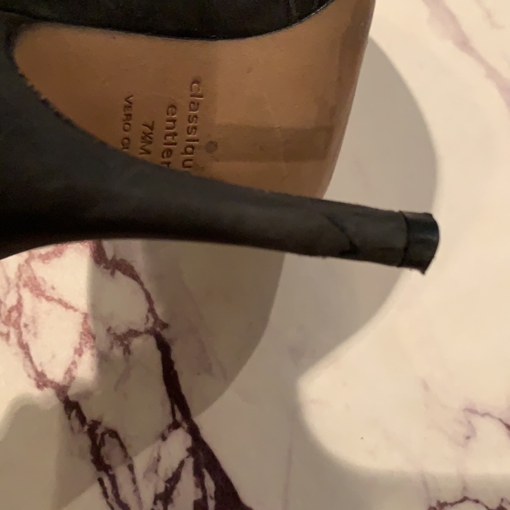 Open Toe Bootie With Functional Side Zipper - image 4